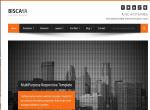 黑橙风格的国外企业网站