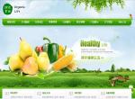 绿色食品网站html模板