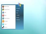 windows7开始菜单效果