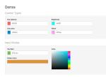 jQuery MiniColors颜色选择器