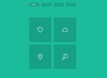 CSS3区域全屏放大动画特效