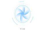 CSS3实现蓝色圆形风车旋转特效