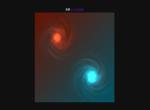 HTML5 Canvas虫洞旋涡动画特效