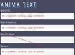 jQuery CSS3酷炫文字动画插件