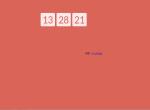jQuery+CSS3跳动数字时间动画